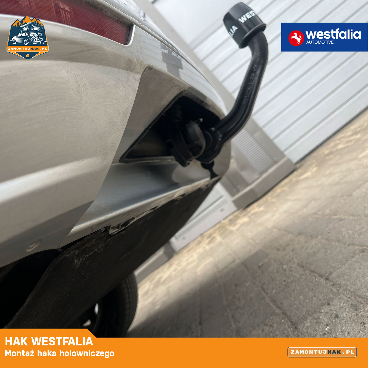 Montaż haka Westfalia 